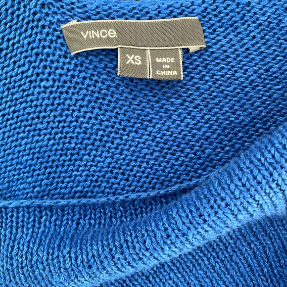 Vince Double V 100% Linen Sweater - XS - Picture 6 of 6